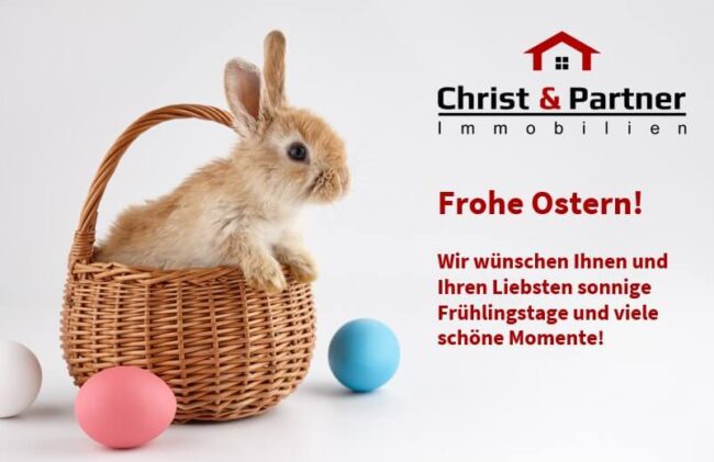 Frohe Ostern wünschen wir Ihnen und Ihren Liebsten! 🐣🌷🐰 Genießen Sie die Feiertage voller Freude
